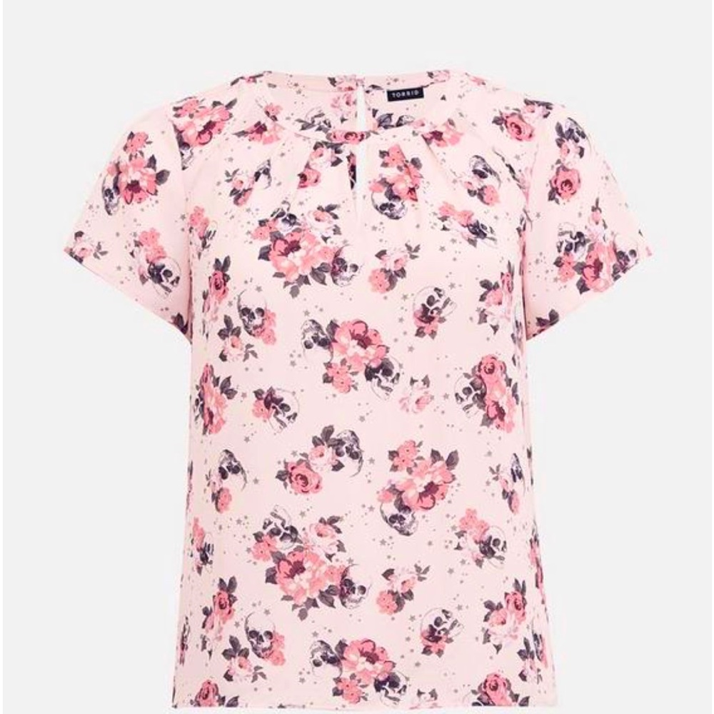 Torrid Georgetta Cutout Blouse 2x